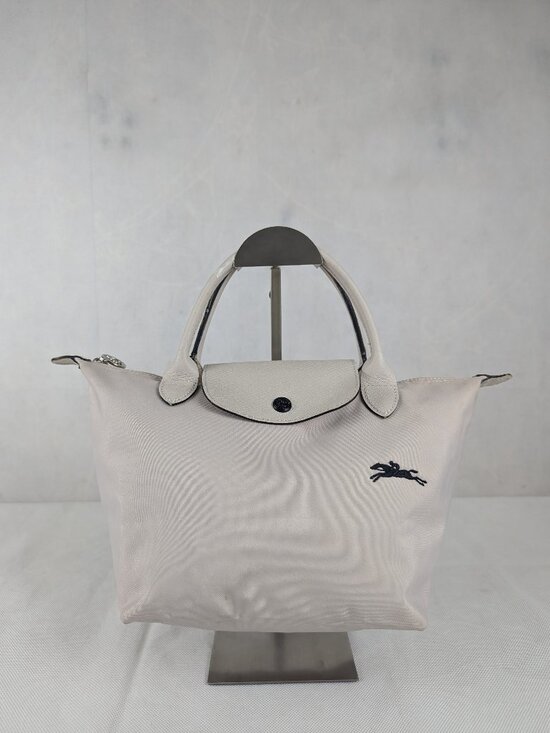 Longchamp Handbags - Pre-Owned Longchamp Le Pliage Nylon Tote Bag White – Authentic – Fast Dispatch